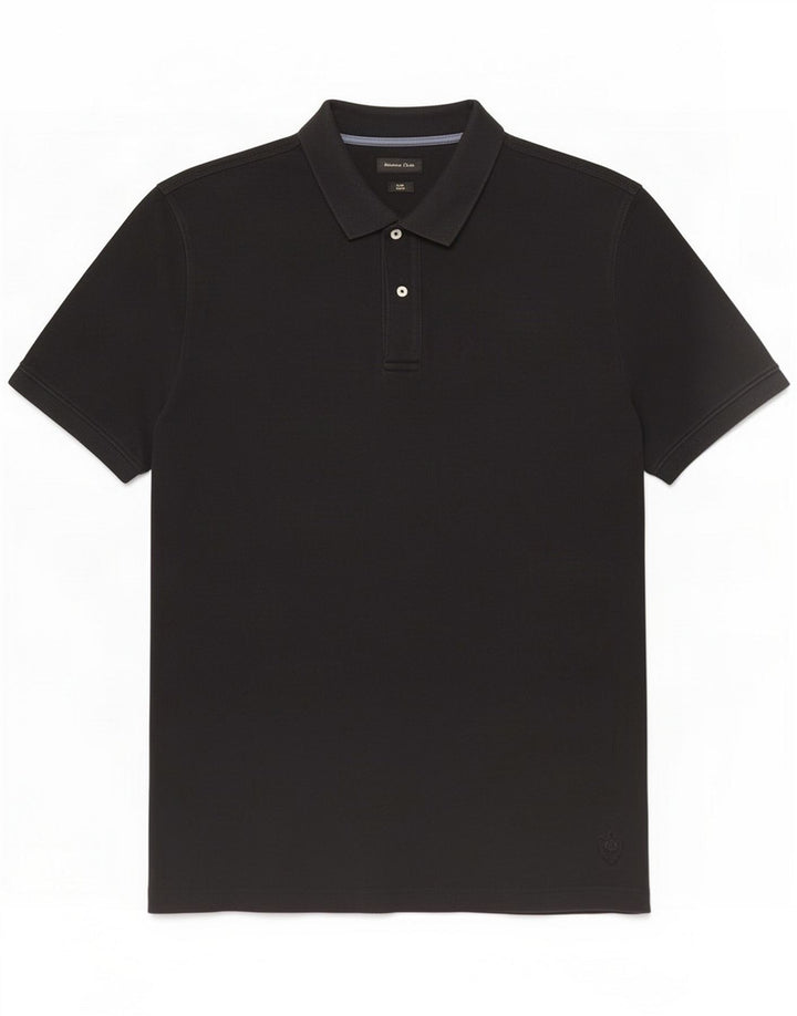 Massimo Dutti Camisa polo masculina regular fit 2XL preta