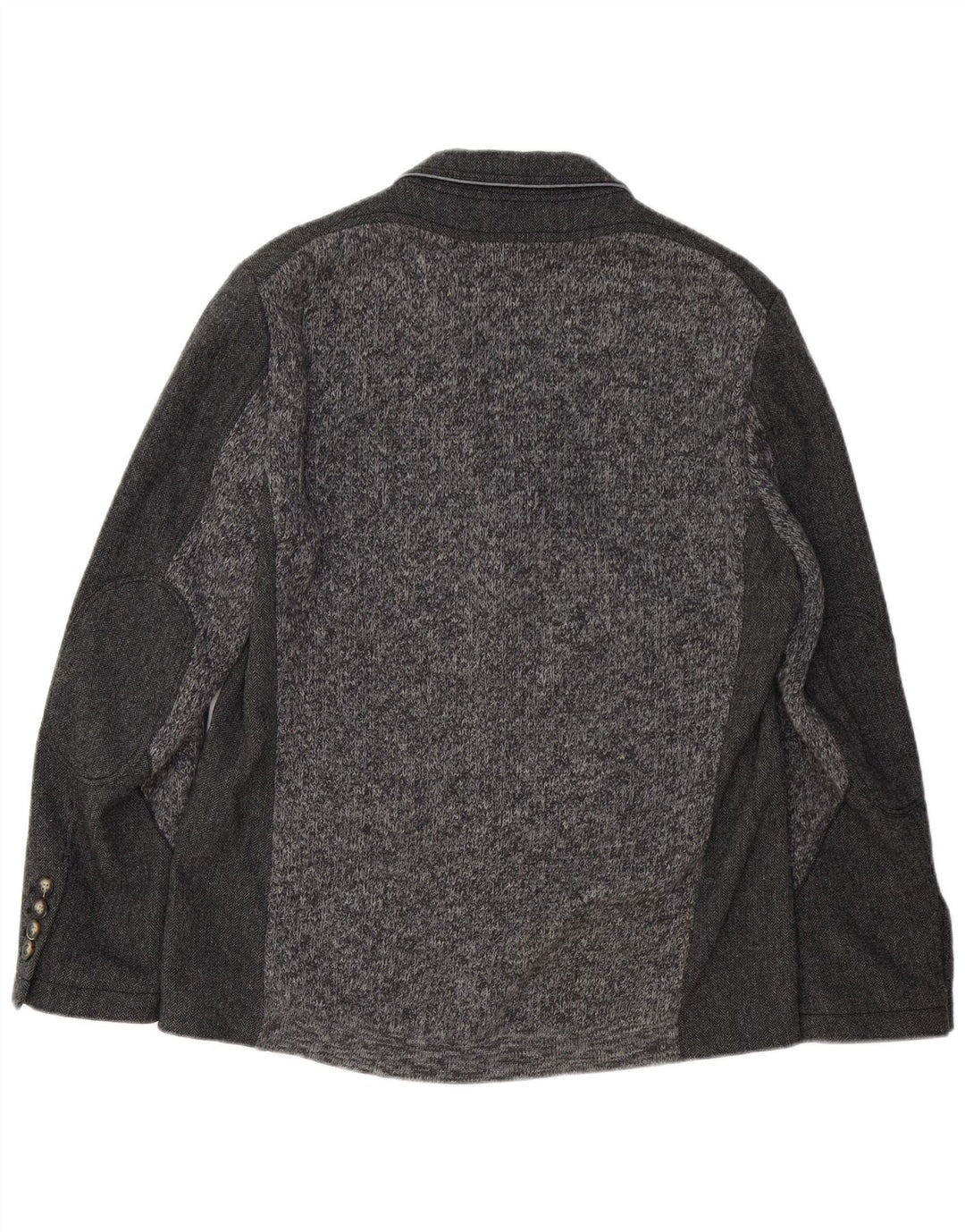 Jaqueta blazer masculina de 3 botões HUGO BOSS UE 50 grande espinha de peixe cinza