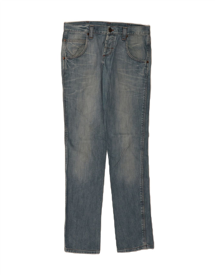 WRANGLER Mens Floyd Slim Jeans W30 L34 Blue Cotton Vintage Wrangler and Second-Hand Wrangler from Messina Hembry 
