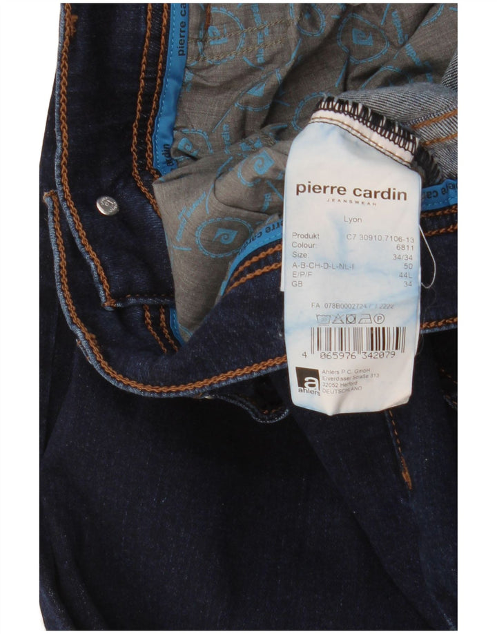 Pierre Cardin Mens Jeans Slim W34 L34 Azul Marinho
