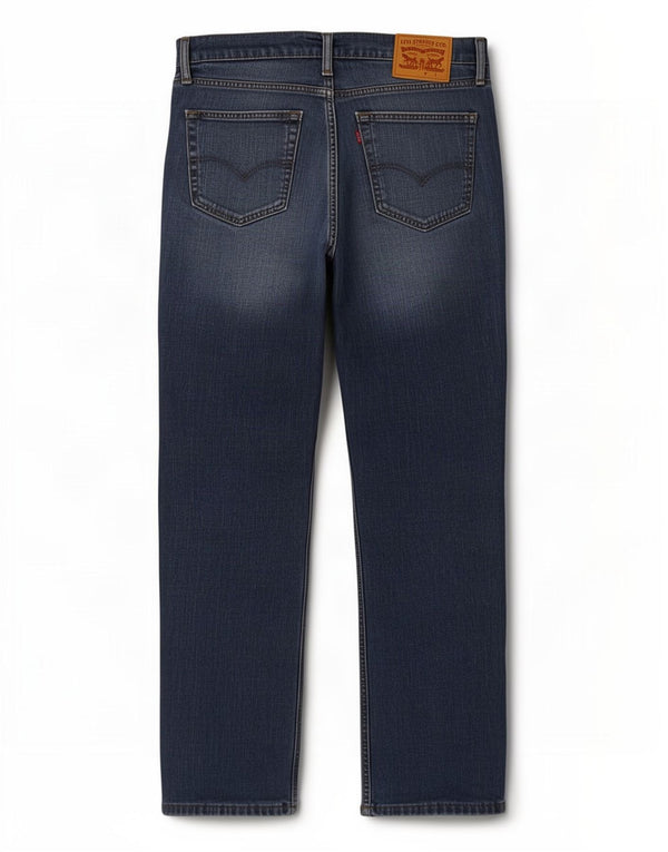 Levi's Masculino 511 Distressed Slim Jeans W34 L32 Azul Algodão