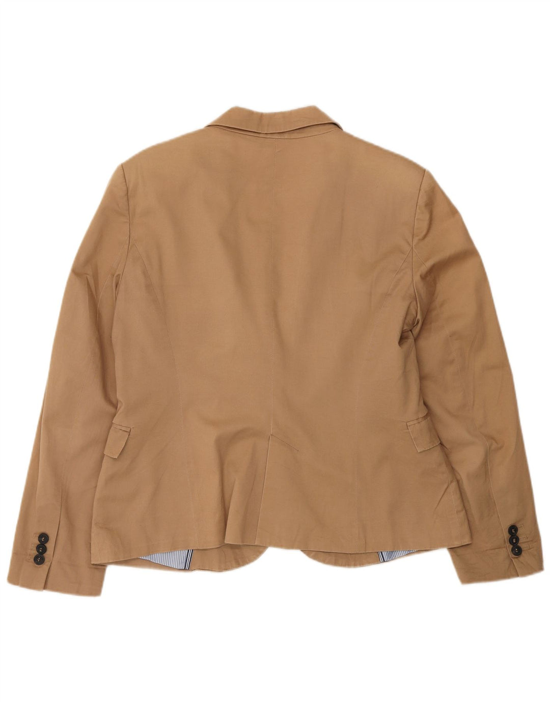 Jaqueta blazer feminina Zara com 1 botão Reino Unido 18 XL bege