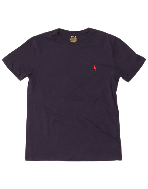 Camiseta masculina Polo Ralph Lauren top pequeno algodão azul marinho