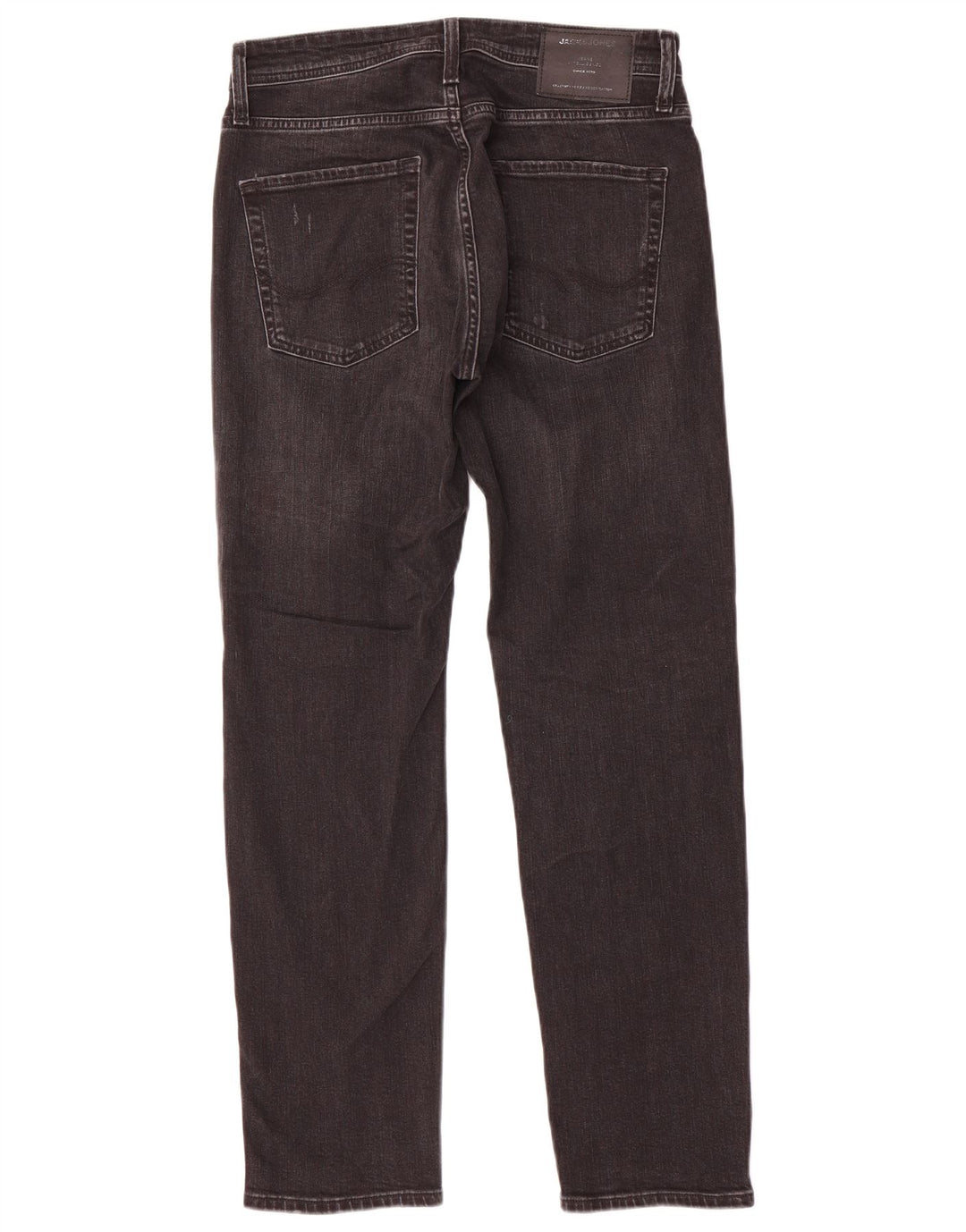 Jeans masculinos Jack & Jones desgastados slim W29 L30 algodão preto