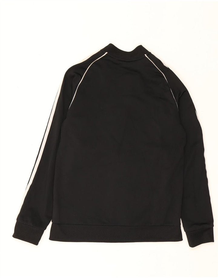 Casaco de treino Adidas Boys 11-12 anos preto poliéster