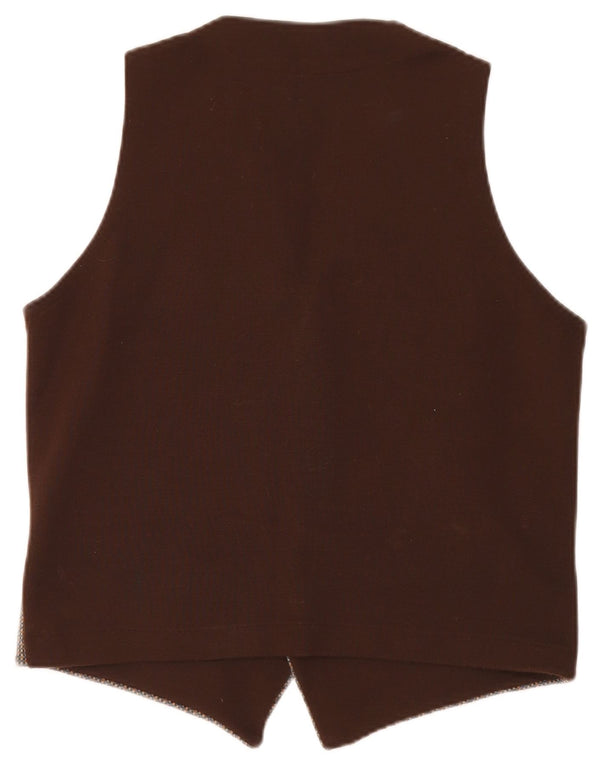 Colete Vintage Masculino Marrom Médio