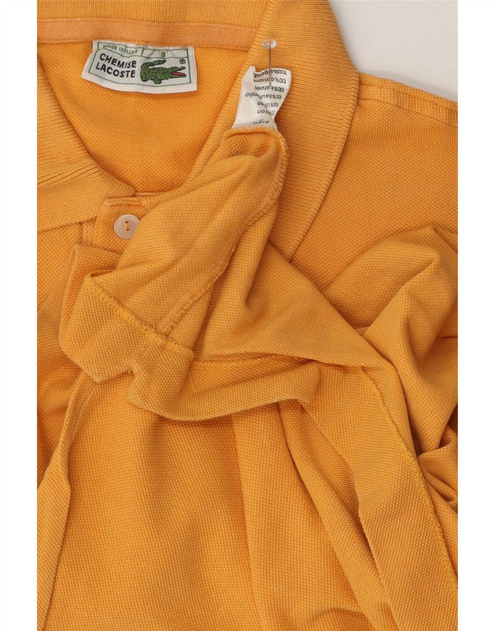 Polo masculino Lacoste Suze 3 pequeno algodão amarelo