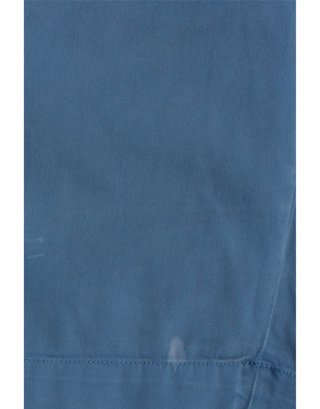 Zara Womens Chino Shorts Grande W30 Algodão Azul