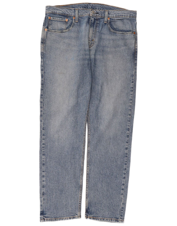 Levi's Masculino 502 Tapered Jeans W33 L32 Azul Algodão