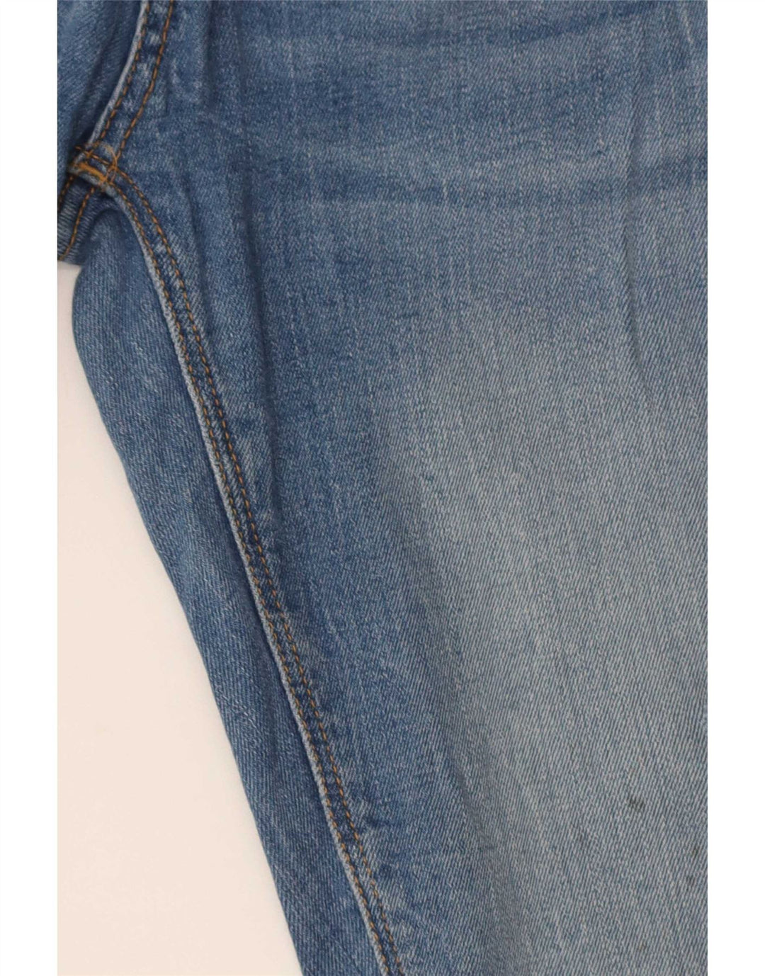Zara Jeans femininos desgastados slim UE 38 pequeno W28 L28 azul
