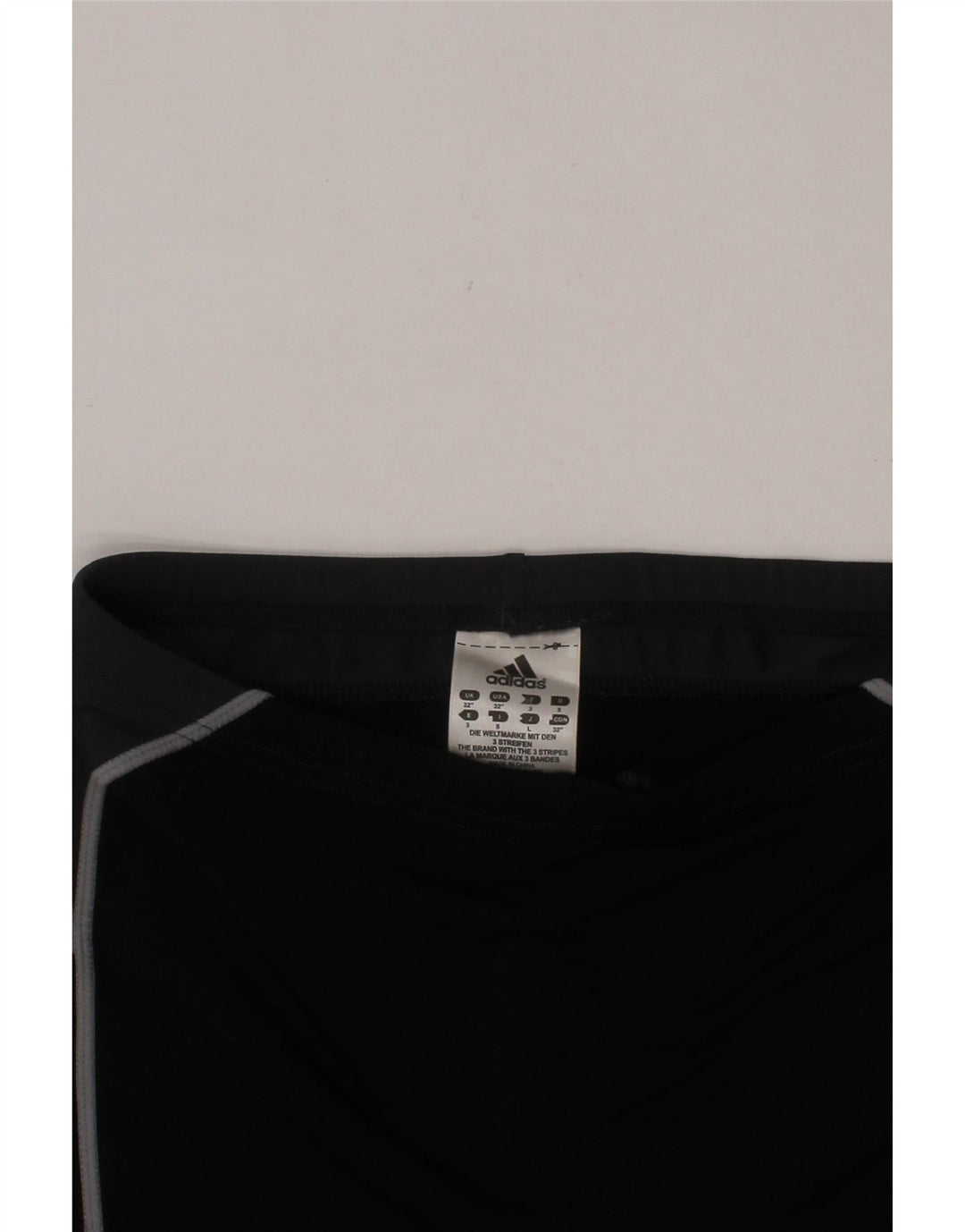 Shorts esportivos masculinos ADIDAS 15-16 anos preto poliéster