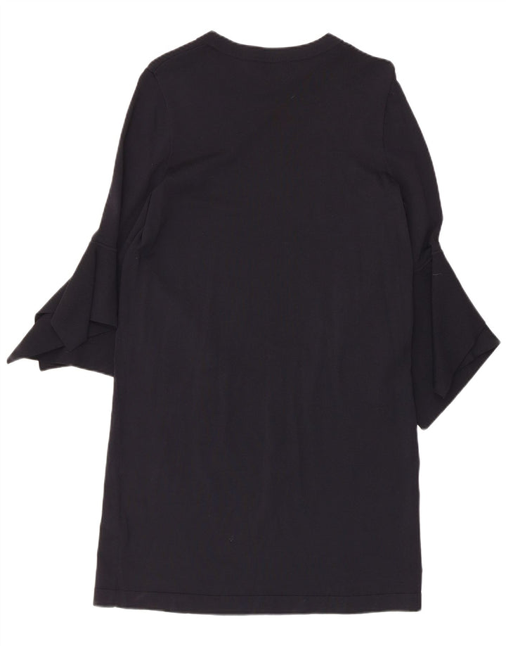 Vestido feminino Cos manga 3/4 UK 10 pequeno azul marinho