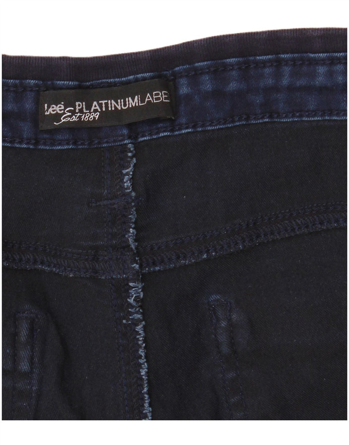 LEE Mens Platinum Label Denim Cargo Shorts W32 Médio Azul Marinho