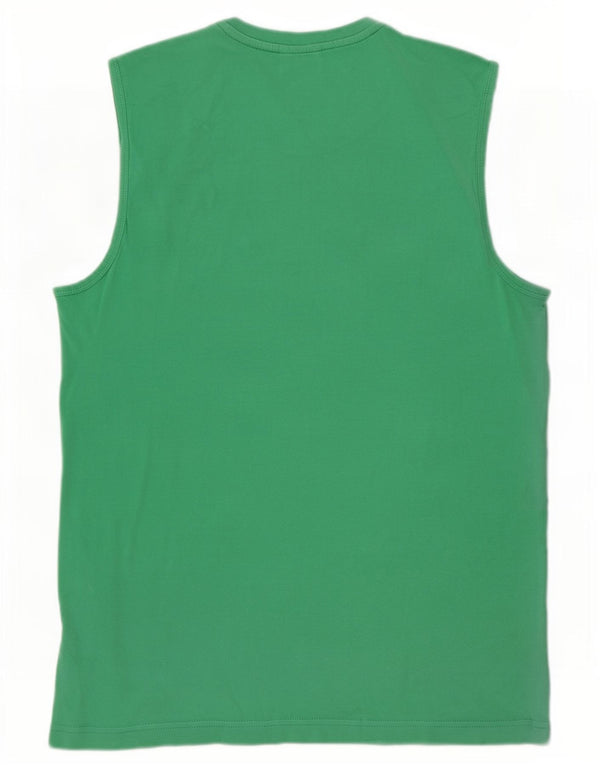 Puma Mens Graphic Vest Top Grande Verde
