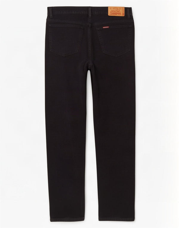 Calça Carrera masculina reta casual IT 52 XL W36 L33 algodão preto