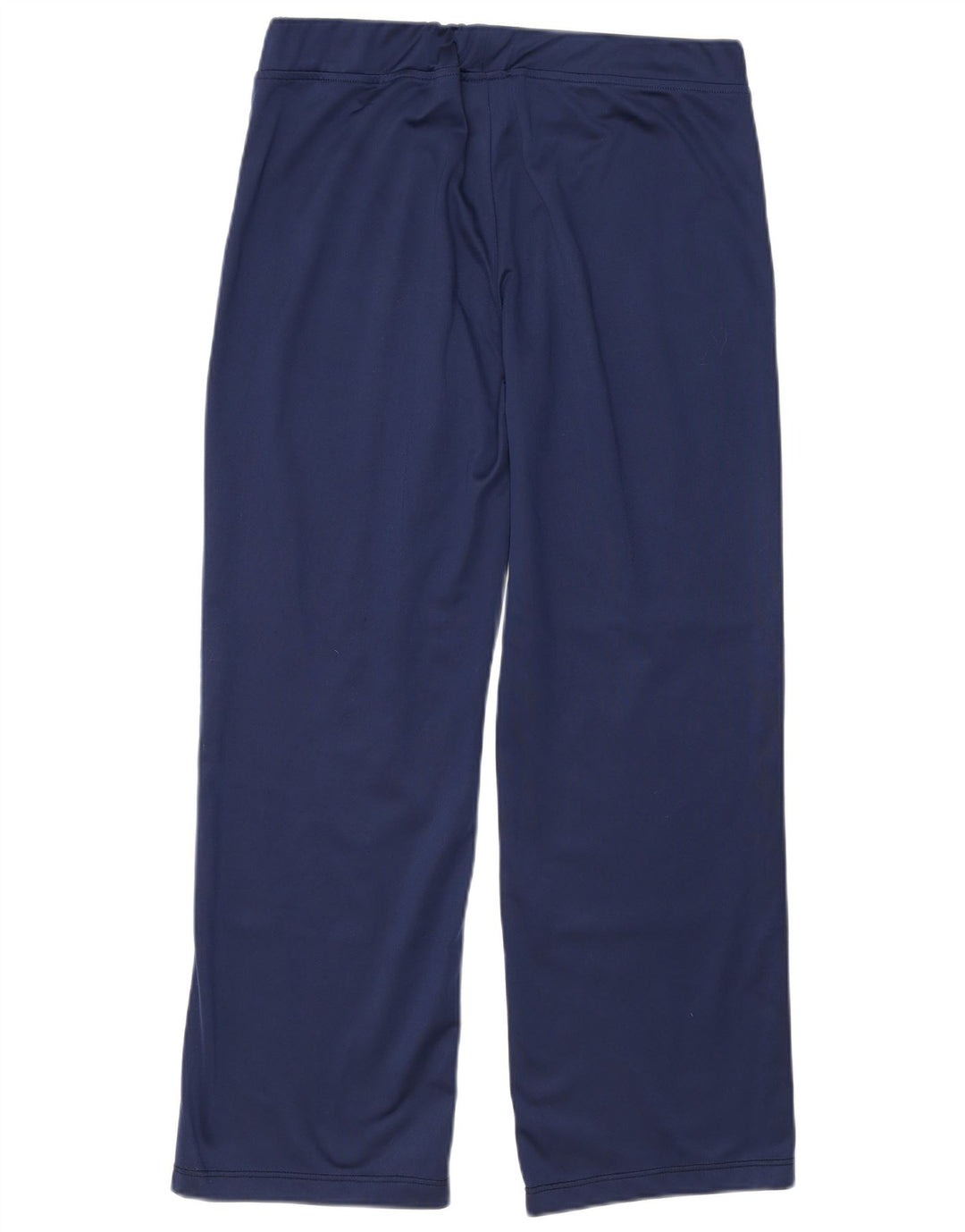 Calça de treino feminina ASICS UK 16 grande poliéster azul marinho