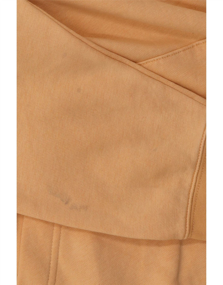 NIKE Mens Hoodie Jumper Pequeno Laranja Algodão