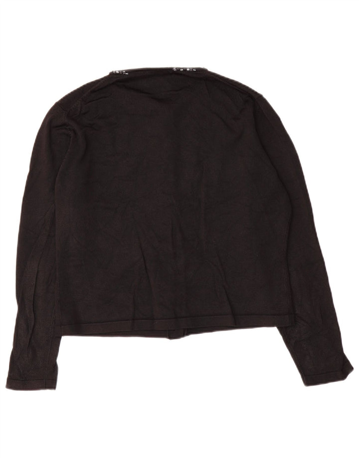 Suéter cardigã feminino Marks & Spencer Reino Unido 12 médio preto