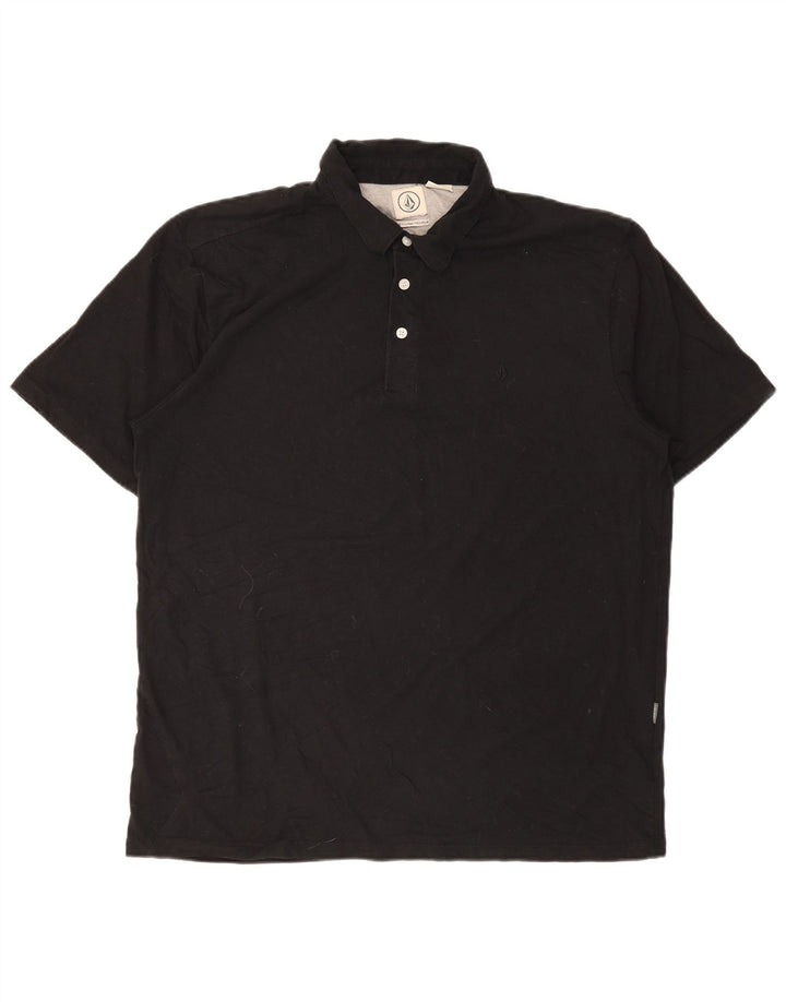 Camisa polo masculina Volcom XL algodão preto