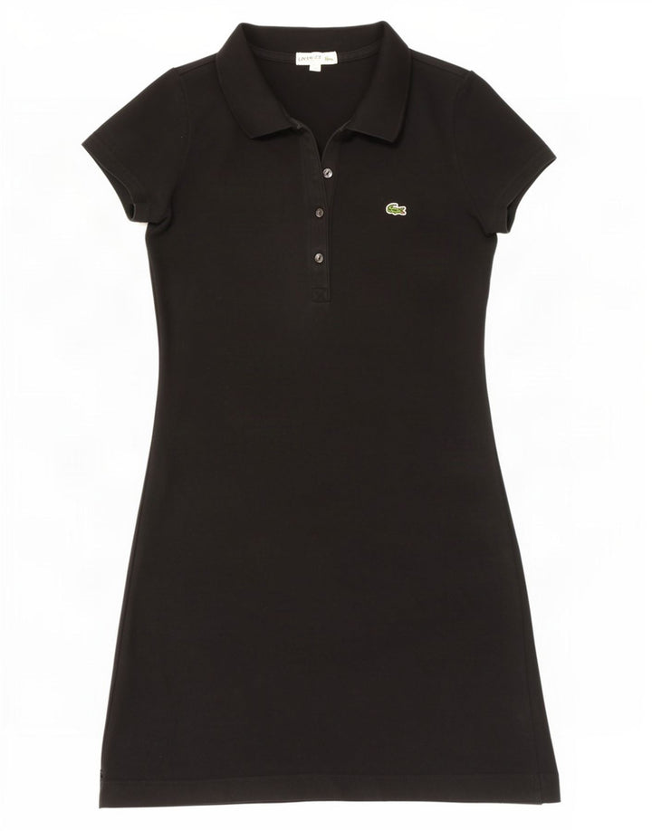 Vestido polo feminino Lacoste tamanho 34 pequeno preto