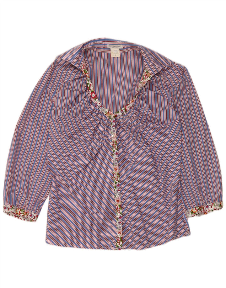 Blusa feminina Naracamicee Reino Unido 14 listrada média multicolorida