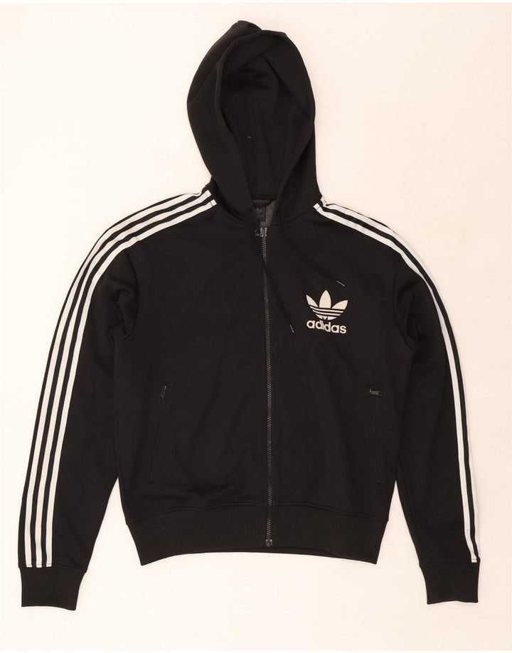 Adidas Mens Hoodie Jumper Grande Poliéster Preto