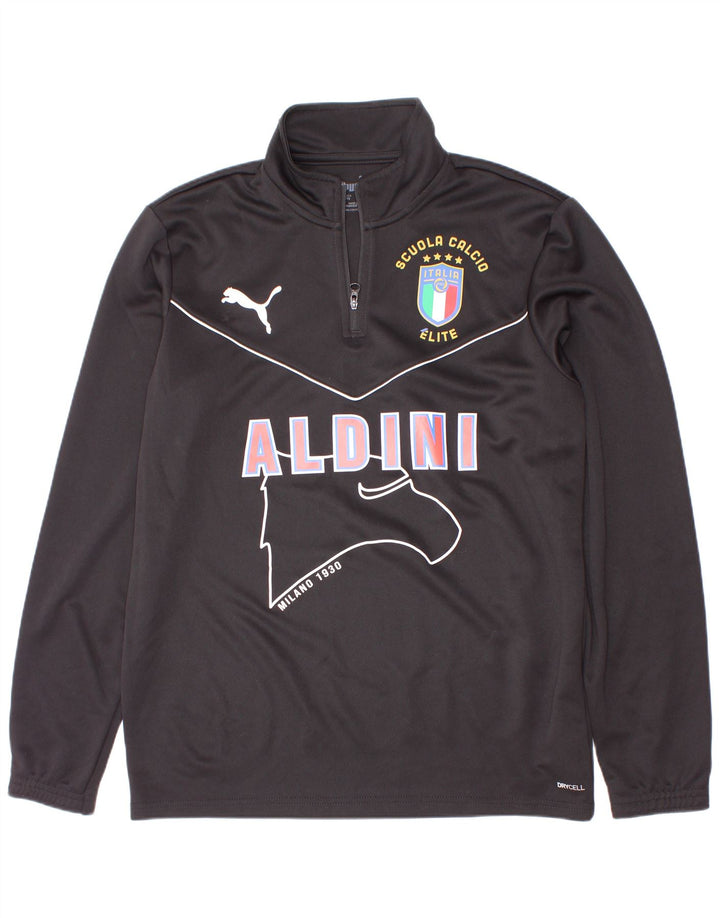 Puma Boys Scuola Calcio Graphic Pullover Treino Top 13-14 Anos Preto
