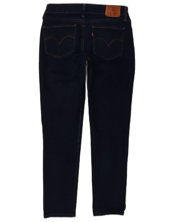 Calça jeans feminina Levi's 711 skinny W28 L26 azul marinho algodão