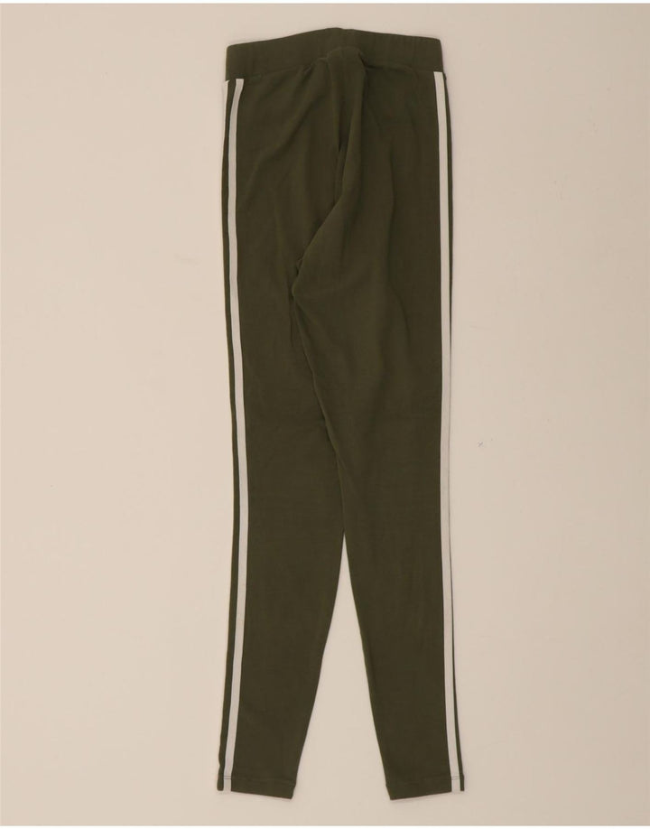 ADIDAS Womens Leggings UK 6 XS Green Cotton Vintage Adidas and Second-Hand Adidas from Messina Hembry 