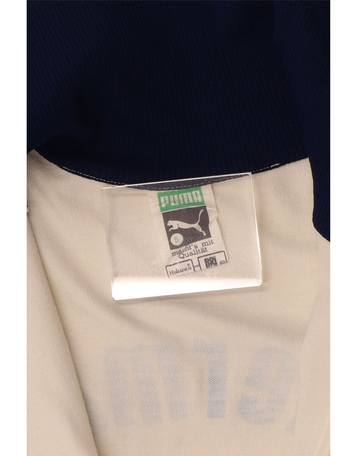 Jaqueta feminina Puma Graphic Tracksuit UK 16 grande bloco colorido branco