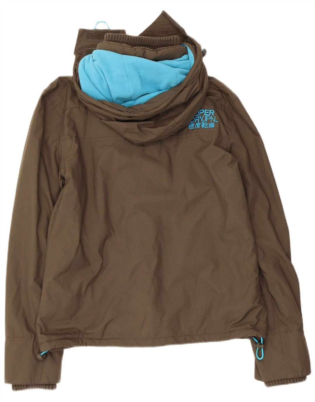 Jaqueta corta-vento feminina SUPERDRY The Windcheater UK 14 médio cáqui