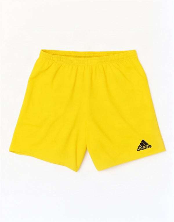 Adidas Mens Climalite Sport Shorts Pequeno Poliéster Amarelo