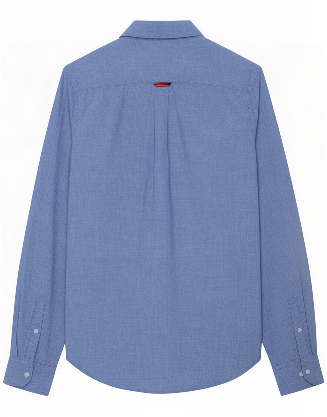 Camisa masculina Superdry Linho manchado azul médio