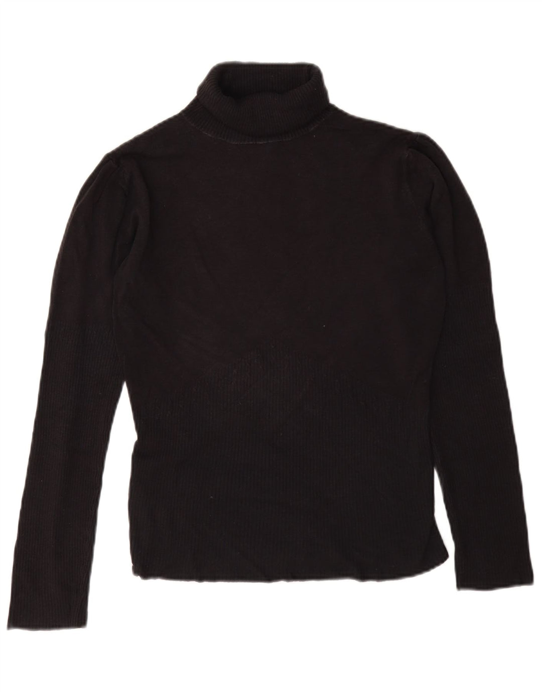 Suéter feminino Reiss com gola redonda Reino Unido 10 pequeno cinza