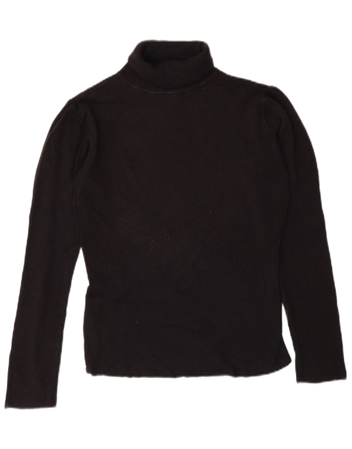 Suéter feminino Reiss com gola redonda Reino Unido 10 pequeno cinza
