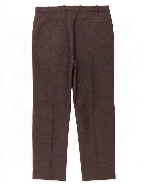 Calça masculina Marks & Spencer Pegged Suit W36 L29 poliéster cinza