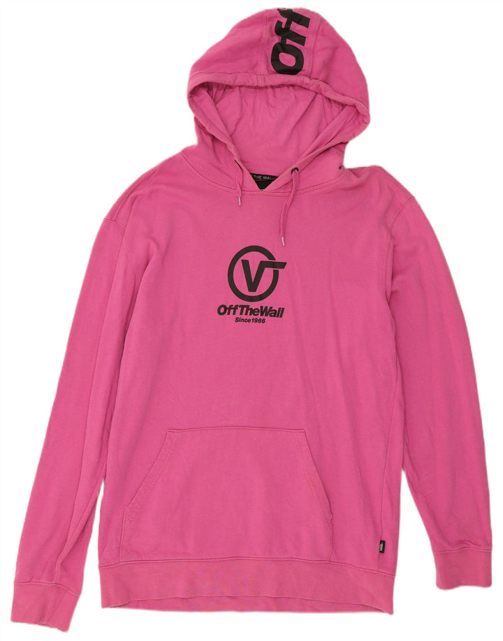 Vans Mens Graphic Hoodie Jumper XL Rosa