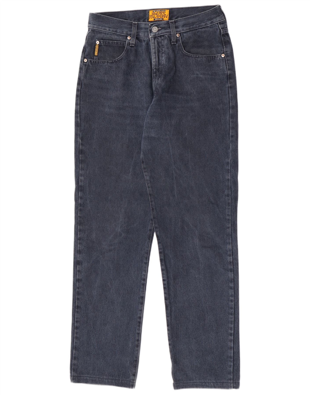 Jeans retos femininos Armani W32 L32 algodão azul marinho