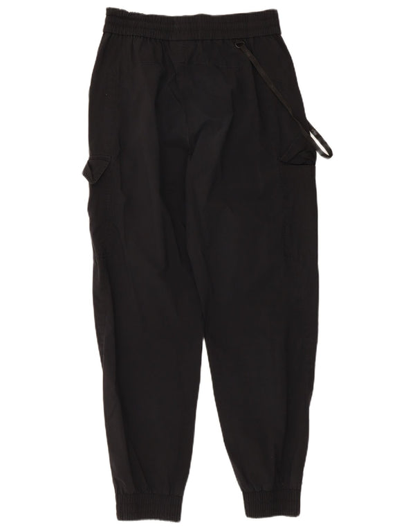 Fila Mens Cargo Calças de treino Joggers Médio Algodão Preto