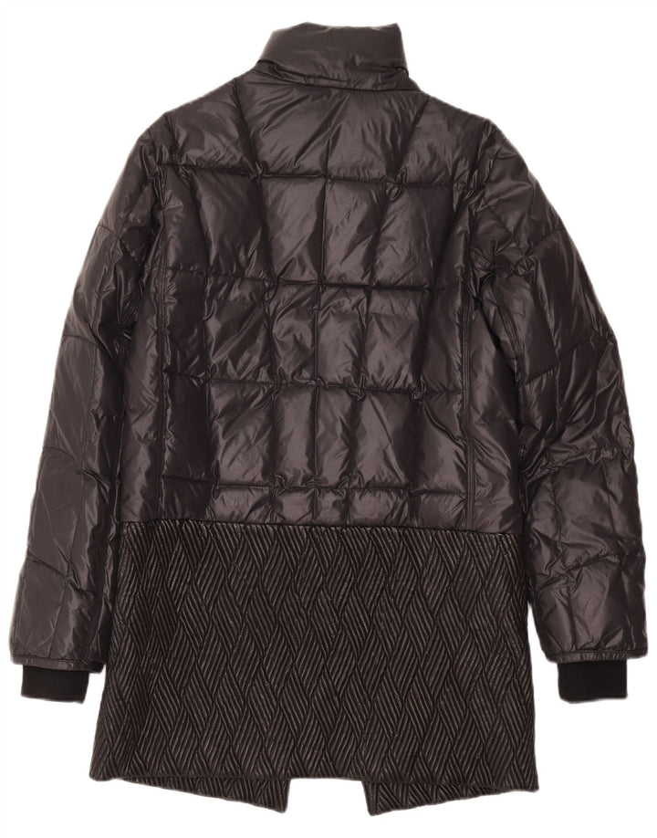 Casaco acolchoado Moncler para meninas 13-14 anos preto poliamida