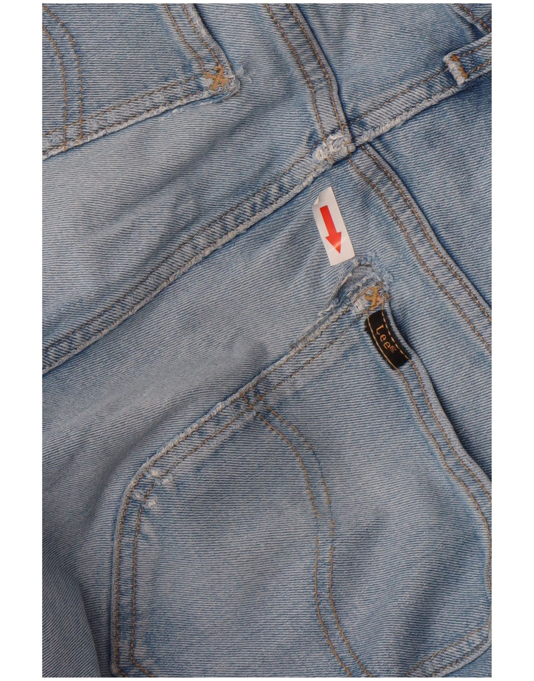 Lee Mens Rider Slim Jeans W34 L32 Azul Algodão