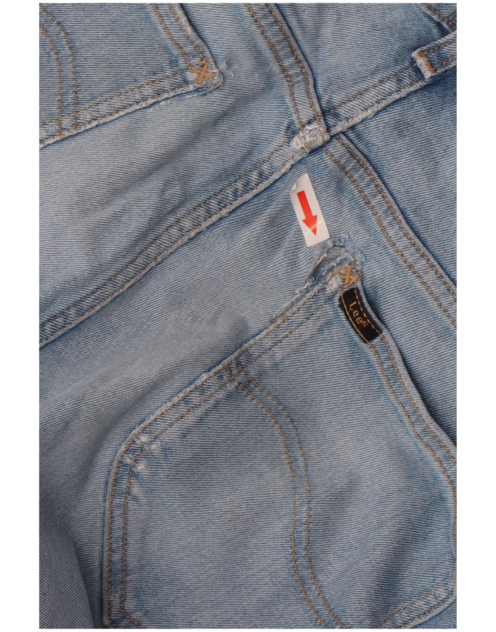 Lee Mens Rider Slim Jeans W34 L32 Azul Algodão