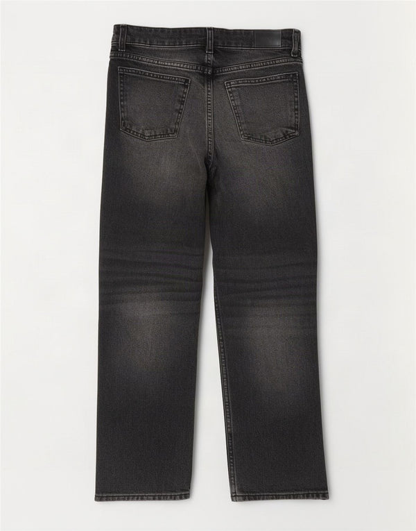 Calça jeans reta feminina Zara EU 38 pequena W28 L25 cinza