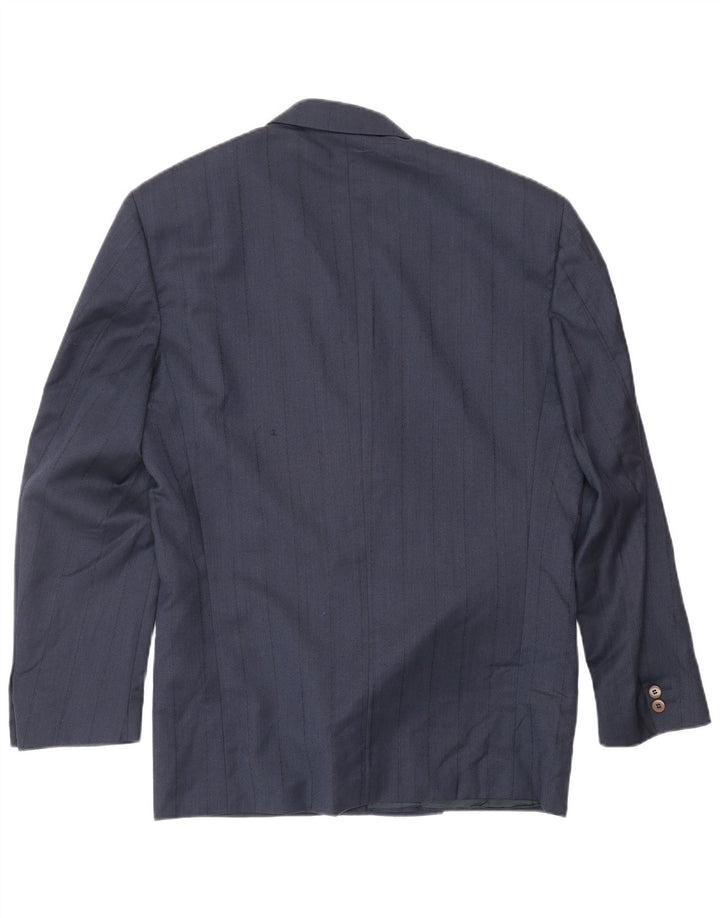 GIANNI VERSACE Terno masculino de 2 peças Reino Unido 40 Grande W30 L30 Azul marinho clássico