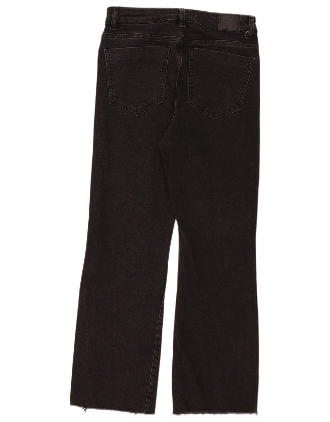 Calça jeans reta feminina Zara EU 38 pequena W28 L26 preta