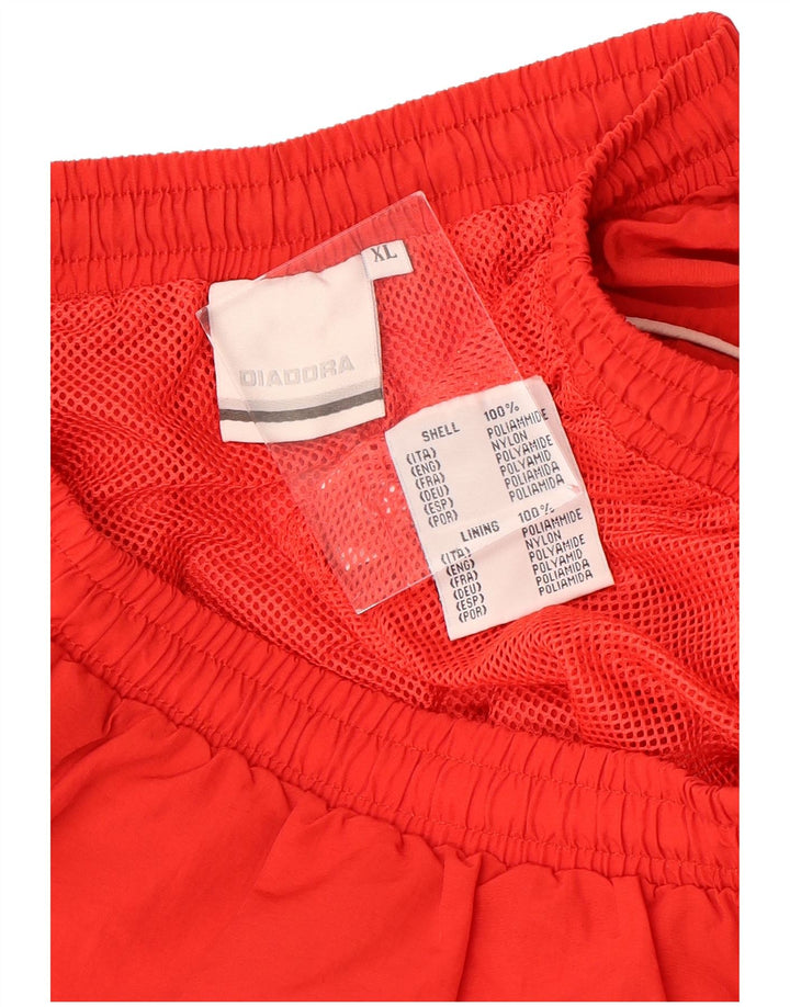 Diadora Mens Sport Shorts XL Vermelho Nylon