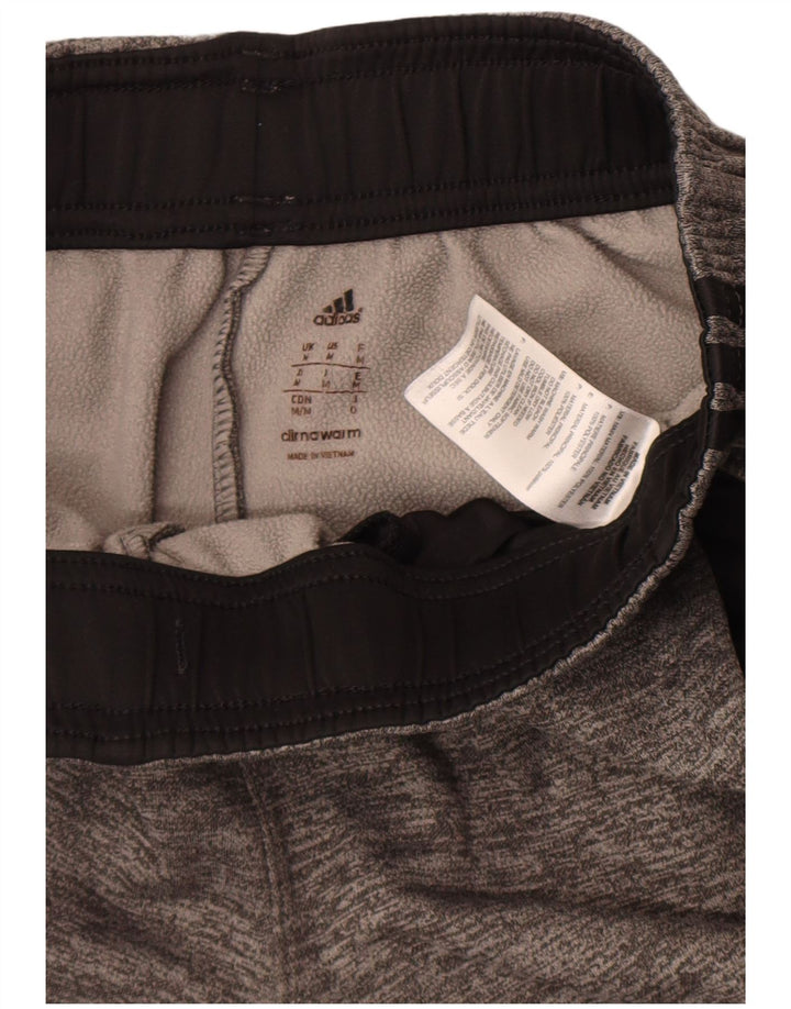 Calça de treino masculina Adidas Climawarm cinza médio poliéster manchado