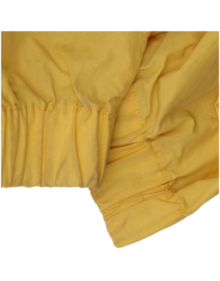 Jaqueta de chuva masculina Tommy Hilfiger com capuz Reino Unido 38 Nylon amarelo médio