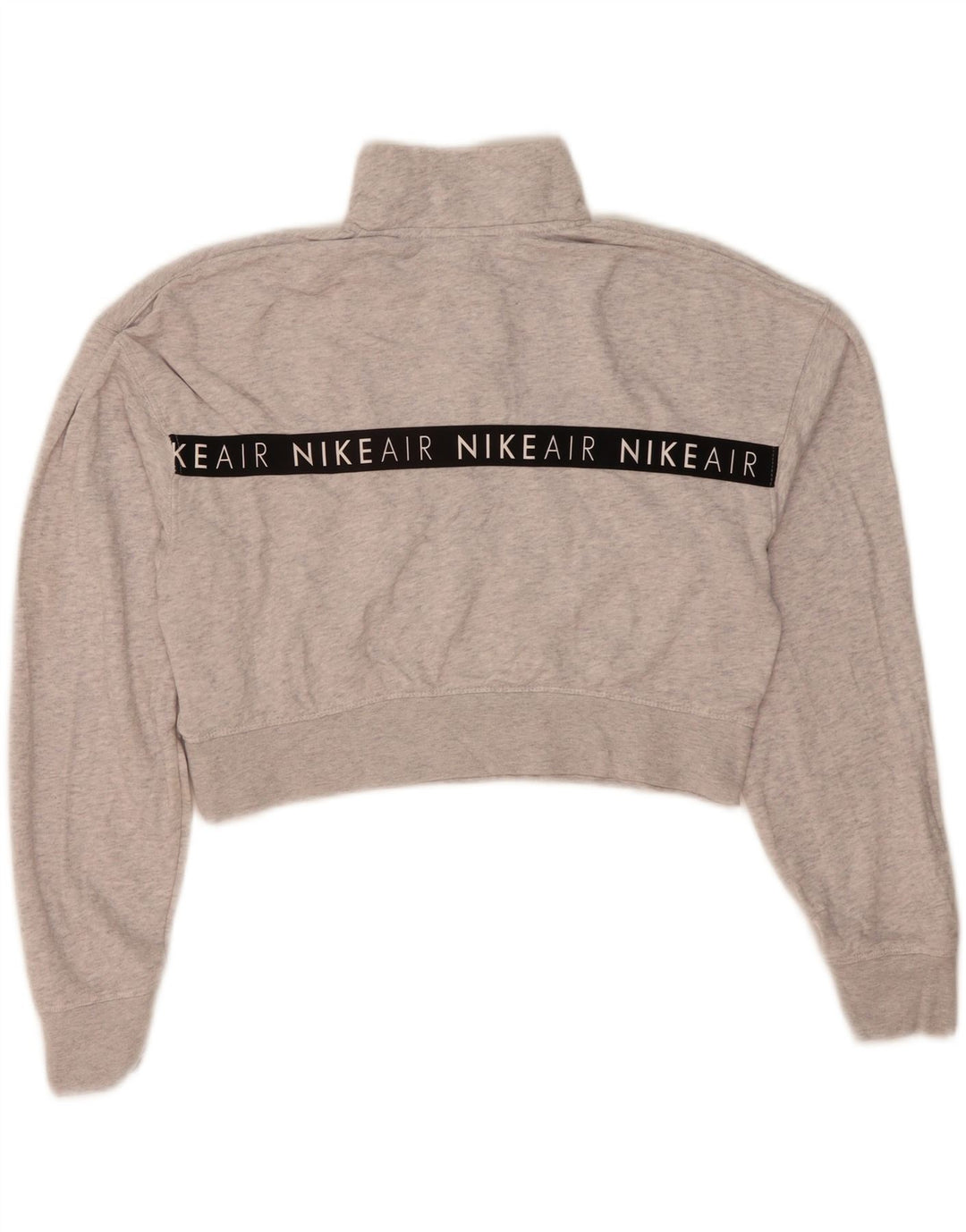 Nike feminino Nike Air Graphic moletom jumper UK 14 cinza médio