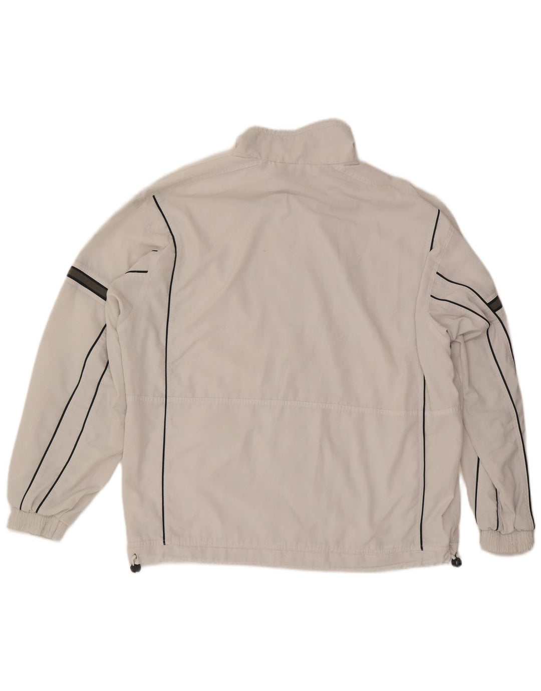 Lotto Mens Treino Top Jaqueta XL Poliéster Listrado Branco